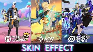 Claude vs Hayate vs Marco Polo  Skins Effect l MLBB AOV HOK