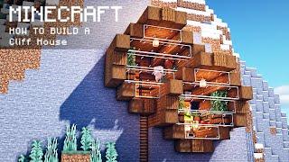 Minecraft How To Build a Cliff House