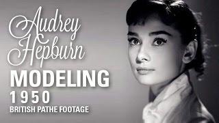RARE Audrey Hepburn Modeling Before She was Famous