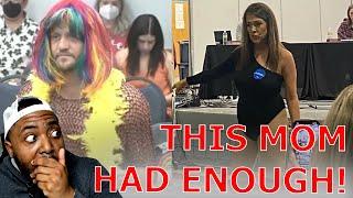 BASED Mom GOES OFF On School Board While Dressed As Drag Queen After Kids Drag Show