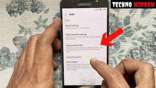 How to Factory Reset Samsung Galaxy J7 2016