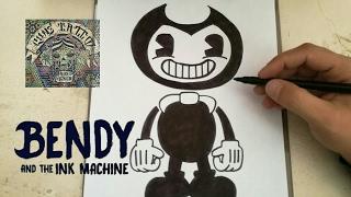 COMO DIBUJAR A BENDY Y LA MAQUINA DE TINTA  how to draw bendy