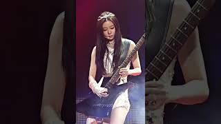 aespas Winter plays the electric guitar at the 1st aespa concert SYNK HYPER LINE #viral #kpop