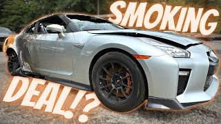 Buying A BURNED Nissan GTR From Copart Salvage Auction?