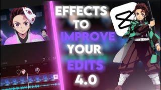 5 EFFECTS TO IMPROVE YOUR EDITS 4.0  CapCut