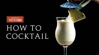 How to Cocktail Piña Coladas