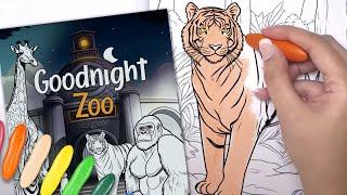 LIVE Goodnight Zoo Mindfulness Colouring in for Kids