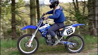 Yamaha YZ450F 2004 Cold start & riding