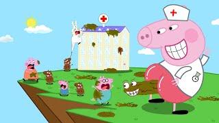 Giant Doctor Peppa is in big trouble Peppa Pig Funny Animation