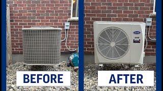 Efficient and Reliable Carrier Heat Pump Installation  Aire One KW