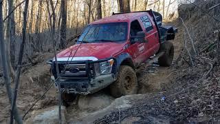 Trail 16 at Windrock Tn  F250 Offroad