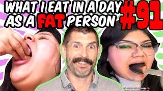 What I Eat In A Day As A FAT Person #91 -  Fat Acceptance TikTok