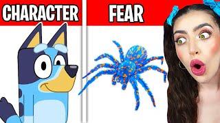 ALL BLUEY CHARACTERS BIGGEST FEARS + FAVORITE THINGS? CURSED BLUEY & BINGO IN REAL LIFE