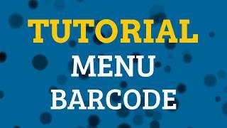 Tutorial Menu Barcode