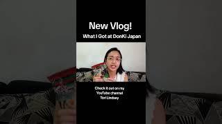 New Vlog what i got at donki japan vlog up on my channel #donki #japan #youtube #haul #donquijote