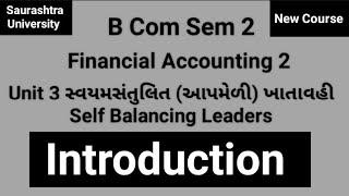 IntroductionSem 2 નાણાકીય હિસાબી પદ્ધતિ 2 Unit 3 New Course