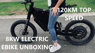 8KW K5 Electric Dirt Bike - Unboxing & Assembly ️