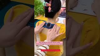 Alat Pijat Mini Portable EMS Leher Neck Massager Alat Pijat Elektrik Terapi Punggung