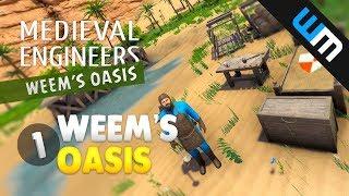 Medieval Engineers Update 0.6 - Desert Biome - Weems Oasis Ep 1