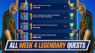 All Week 4 Legendary Quest Challenges Guide in Fortnite - Week 4 Quest in Chapter 2 Season 7
