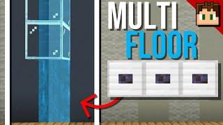 The MULTI FLOOR WATER ELEVATOR Minecraft Bedrock 1.21 Tutorial