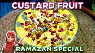 Custard Fruit Recipe  Hyderabadi Fruit Ka Meetha #ammikekhane #recipe