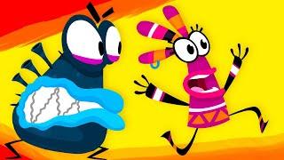 Приключения Куми-Куми серия Мусорная Жаба в 4k целиком  Смешные мультики  Cartoons for Kids