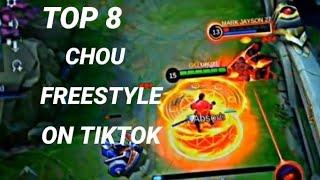 TOP 8 CHOU FREESTYLERS ON TIKTOK mobile legend 
