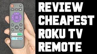 $3.99 Roku TV Remote Review Is it Any Good? Is The Cheapest Least Expensive Roku TV Remote Worth It