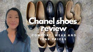 CHANEL SHOES COLLECTION & REVIEW  ballet flats slingbacks