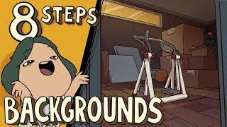 HOW I DO MY BACKGROUNDS - 8 Steps I Follow