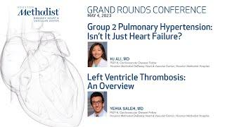 Group2 Pulmonary Hypertension Isnt it Just Heart Failure? and Left Ventricle Thrombosis