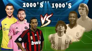 Messi inter Miami Ronaldo Ronaldinho VS Pele Maradona Cruyff