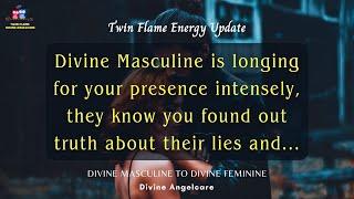 DM TO DF TODAY  Twin Flame Energy Update  Divine Masculine Message Today