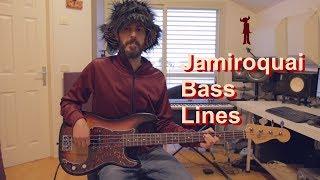 Jamiroquai - 6 Classic Bass Lines  Bass Cover