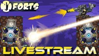 NEW DLC Speedrun Forts Singleplayer Gameplay - Forts RTS - Livestream