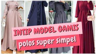 intip model gamis polos super simpel trend busana viral 2024 new model abaya design new hijab style