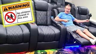 Theater Room Tour No Kids Allowed