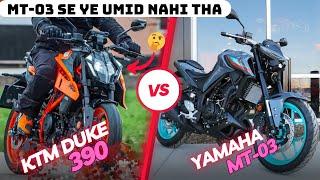 Yamaha MT-03 vs KTM Duke 390 ComprisonPriceMileageFeatures Power....@Riderboy2M
