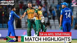 ICC T20 World Cup 2024  South Africa vs Afghanistan  Full Highlights  SA VS AFG 2024 Highlights