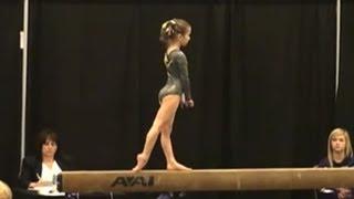 Gymnastics Xcel Silver Beam State Champion Emily Gittemeier