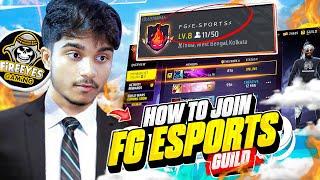 How To Join FG ESPORTS Guild  FireEyes Gaming  Free Fire Max