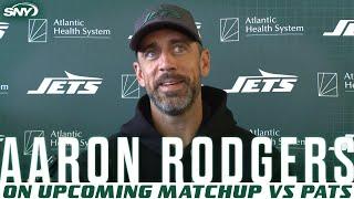 Aaron Rodgers on playing in Jets-Patriots rivalry on Thursday  SNY