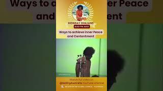 Ways to achieve Inner Peace and Contentment  Monday Bhajans 8.00 PM AEST #promo #shorts