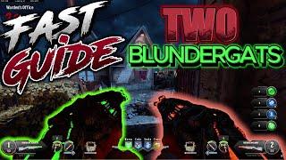 How To Get TWO BLUNDERGATS Easter Egg FAST GUIDE  BLACK OPS 4 BLOOD OF THE DEAD