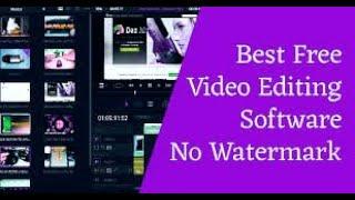 Best Free editing software for youtube 2021 NO WATERMARKS