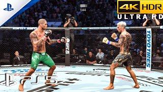 PS5 Poatan vs Charles do Bronx  ULTRA High Graphics Gameplay 4K 60FPS HDR UFC 5