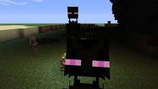 i met an enderman and he started eating me