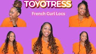 Installing NEW French Curl Locs from Toyotress Beginner Friendly Tutorial