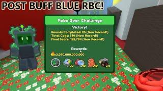 BLUE HIVE ROBO CHALLENGE BEATEN  Bee Swarm Simulator